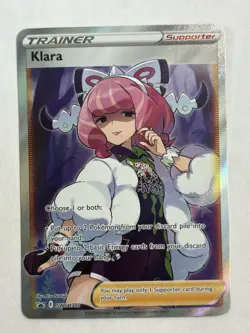 Klara (Full Art) Ultra Rare Holo SWSH: Sword & Shield Promo Cards SWSH302 NM - Image 1
