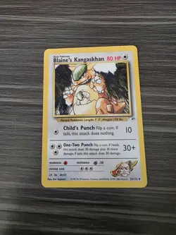 Blaine's Kangaskhan 36/132 Gym Heroes | (LP) 2000 vintage Pokemon card - Image 1