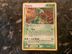 Sceptile 4/17 Holo Rare POP Series 1 Pokemon Card - Image 1