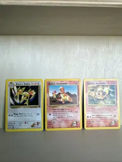 Pokemon Cards Blaine’s Dodrio 32/132, Charmander 60/132, & Growlithe 35/132 - Image 1