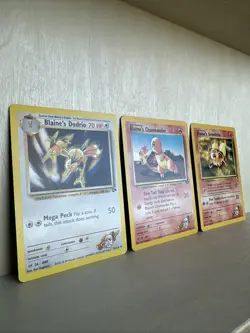 Pokemon Cards Blaine’s Dodrio 32/132, Charmander 60/132, & Growlithe 35/132 - Image 2