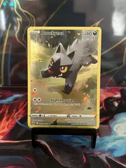 Pokemon TCG Poochyena Card Crown Zenith GG33/GG70 Galarian Gallery - Image 1