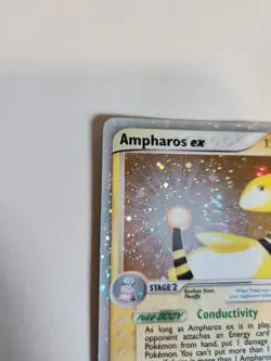 SWIRL Ampharos ex 89/97 EX Dragon Pokemon Card Holo Foil Rare MP+ Or LP- - Image 4