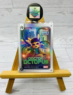 Pikachu as Cosplay Dr. Octopus Heroes & Villains Non-Pokemon Fan Art Holo Card - Image 1