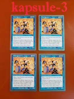 4x Clam Session | Unglued | MTG Magic Cards - Image 1