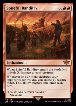 Spiteful Banditry - #149 - Lord of the Rings - NM MTG - Image 1