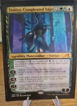 TAMIYO, COMPLEATED SAGE mtg (NM) Neon Dynasty Mythic - Image 1