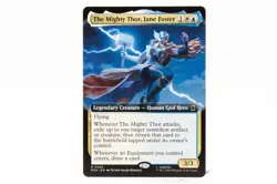 The Mighty Thor, Jane Foster (Extended Art) MTG Marvel Super Heroes 420 Rare NM - Image 1
