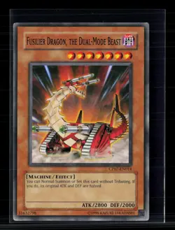 2008 Yu-Gi-Oh! Fusilier Dragon, The Dual-Mode Beast Champion Pack 7 CP07-EN014 - Image 1