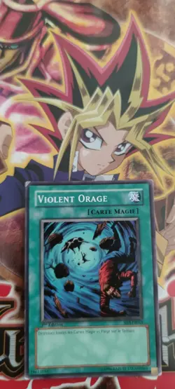 Carte Yu-Gi-Oh! Violent Orage SD3-FR021 1ere Edition Commune Francaise P - Image 1