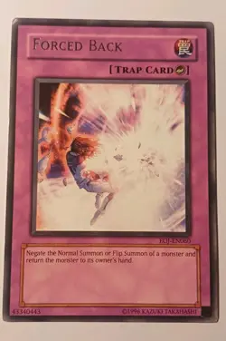 Forced Back Unlimited EOJ-EN060 Rare LP YuGiOh! - Image 1