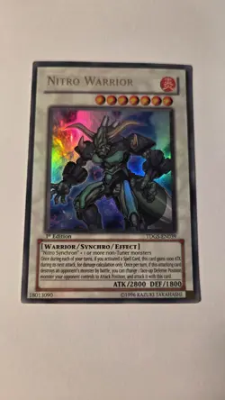 Yugioh Nitro Warrior [TDGS-EN039] Ultra Rare 1st Edition - Image 1