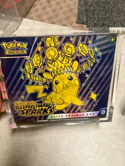 POKEMON TCG SURGING SPARKS ETB & BOOSTER BOX TRAINER BOX FACTORY SEALED - Image 2