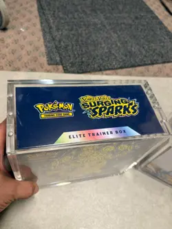 POKEMON TCG SURGING SPARKS ETB & BOOSTER BOX TRAINER BOX FACTORY SEALED - Image 5