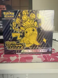 Pokemon TCG Surging Sparks Elite Trainer Box ETB New Factory Sealed - Image 1