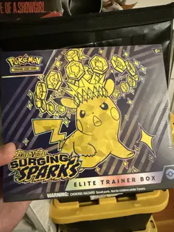 Pokemon Scarlet & Violet: Surging Sparks ETB Factory Sealed Elite Trainer Box - Image 1