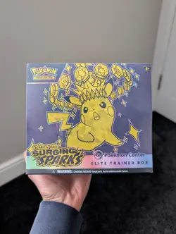 Pokemon Center Surging Sparks Elite Trainer Box ETB Brand New & Factory Sealed - Image 1