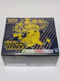 Pokemon TCG Surging Sparks Elite Trainer Box ETB Factory Sealed - Image 1