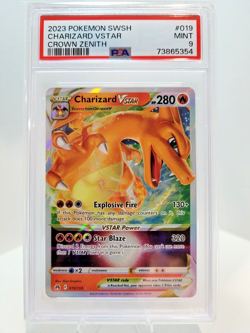 Pokemon 019/159 Charizard Vstar Crown Zenith PSA 9 - Image 1