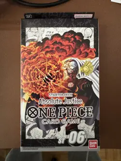 One Piece TCG: Absolute Justice Starter Deck - ST-06 - English - New - Sealed - Image 1