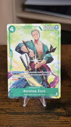 One Piece TCG Roronoa Zoro PRB02-006 Welcome Pack 2026 Vol 1 English Full Art - Image 1