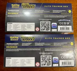 Pokemon Surging Sparks Elite Trainer Box ETB Pikachu Sealed x 2 - Image 3