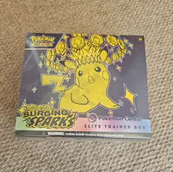 Pokemon TCG: Surging Sparks Pokemon Center ETB - Elite Trainer Box New & Sealed - Image 2