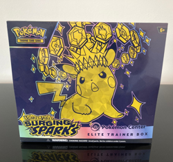 Pokemon TCG Surging Sparks Pokemon Center Elite Trainer Box ETB New And Sealed - Image 1