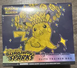 Surging Sparks Pokemon TCG PC Elite Trainer Box - SEALED Pokemon Center ETB - Image 1