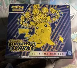 Pokemon TCG - Surging Sparks ETB Elite Trainer Box - New & Sealed - English - Image 1