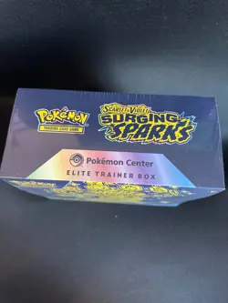 Surging Sparks Pokemon Center Elite Trainer Box ETB New Sealed - Image 3