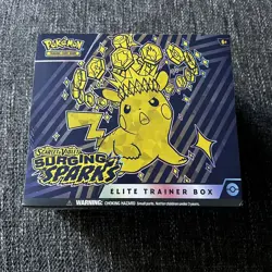 Pokemon Surging Sparks Elite Trainer Box ETB New Sealed - no rips or tears - Image 1