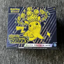 Pokemon Surging Sparks Elite Trainer Box ETB New Sealed - no rips or tears - Image 1