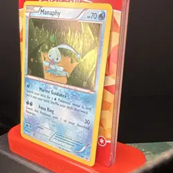 Manaphy XY190 Holo Promo Basic 70 HP English Pokemon Card TCG - Image 2