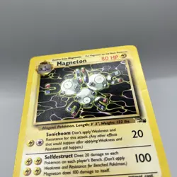 Pokemon Card Magneton 26/62 Non Holo Rare Fossil Set WOTC Vintage LP/MP - Image 3