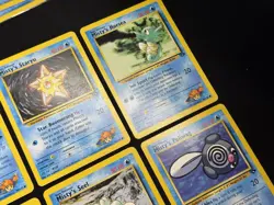 Misty’s 6-Card Lot Pokemon Gym Challange- Psyduck Horsea Seel Magikarp Staryu - Image 2