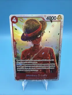 One Piece TCG Monkey D Luffy Card OP12-015 Super Rare Legacy of The Master (C) - Image 1