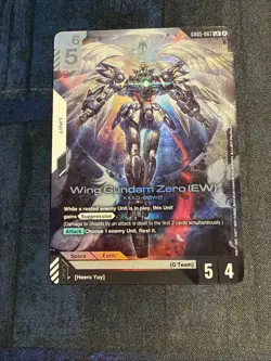 Wing Gundam Zero (EW) - Gundam Card Game - GD05-067 LR - Image 1