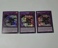 3x Dominus Purge PLAYSET Prismatic Secret Rare MP25-EN095 NM Card Set - Image 1