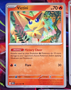 Pokemon TCG Victini Card Lot (5) English Chinese Reg Rev Holo V VMAX Cards NM - Image 2