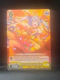 Snow, Sleigh, Reindeer, Santa! Hatsune Miku - PJS/S91-E007 Card Weiss Schwarz - Image 1