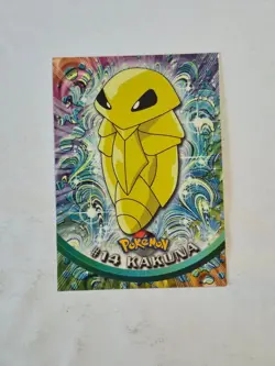 Kakuna #14 Topps Blue Logo Trading Cards Series 1 Pokemon Non-Holo Near Mint - Image 1