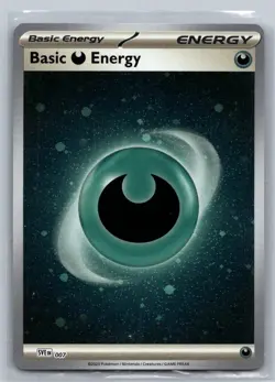Basic Darkness Energy (Cosmos Holo) 007 SVE: Scarlet Violet Energies Common Card - Image 1