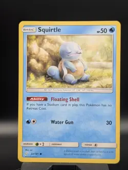 Squirtle (22) 22/181 Common Regular Card SM - Team Up Pokemon TCG - Image 1