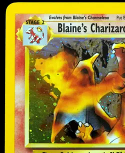 Blaine's Charizard Holo #2/132 NM/NM- Gym Challenge Pokemon Card - Image 4
