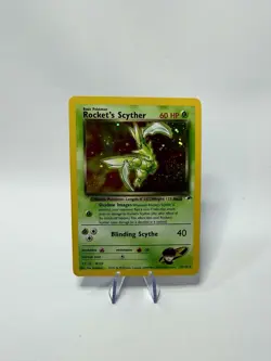 Rocket’s Scyther 13/132 Holo Rare Gym Heroes Vintage 2000 WOTC Pokemon Card EXC - Image 1