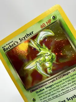 Rocket’s Scyther 13/132 Holo Rare Gym Heroes Vintage 2000 WOTC Pokemon Card EXC - Image 2