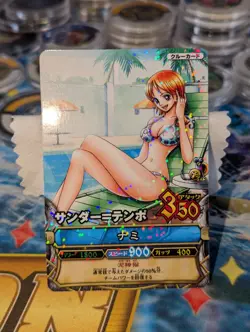 One Piece One Py Berry Match IC Nami Bikini Card Swimsuit Holo C013 NM - Image 1