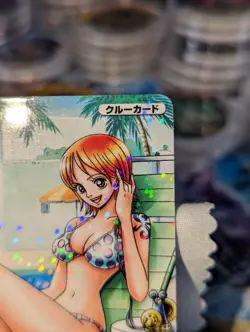 One Piece One Py Berry Match IC Nami Bikini Card Swimsuit Holo C013 NM - Image 3