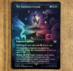 The Darkness Crystal R 0335, NM/Mint Foil Borderless, MTG Final Fantasy FIN Card - Image 1
